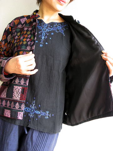 ヤオ族手刺繍古布アートコレクションジャケット